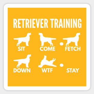 Retriever Training Retriever Dog Tricks Sticker